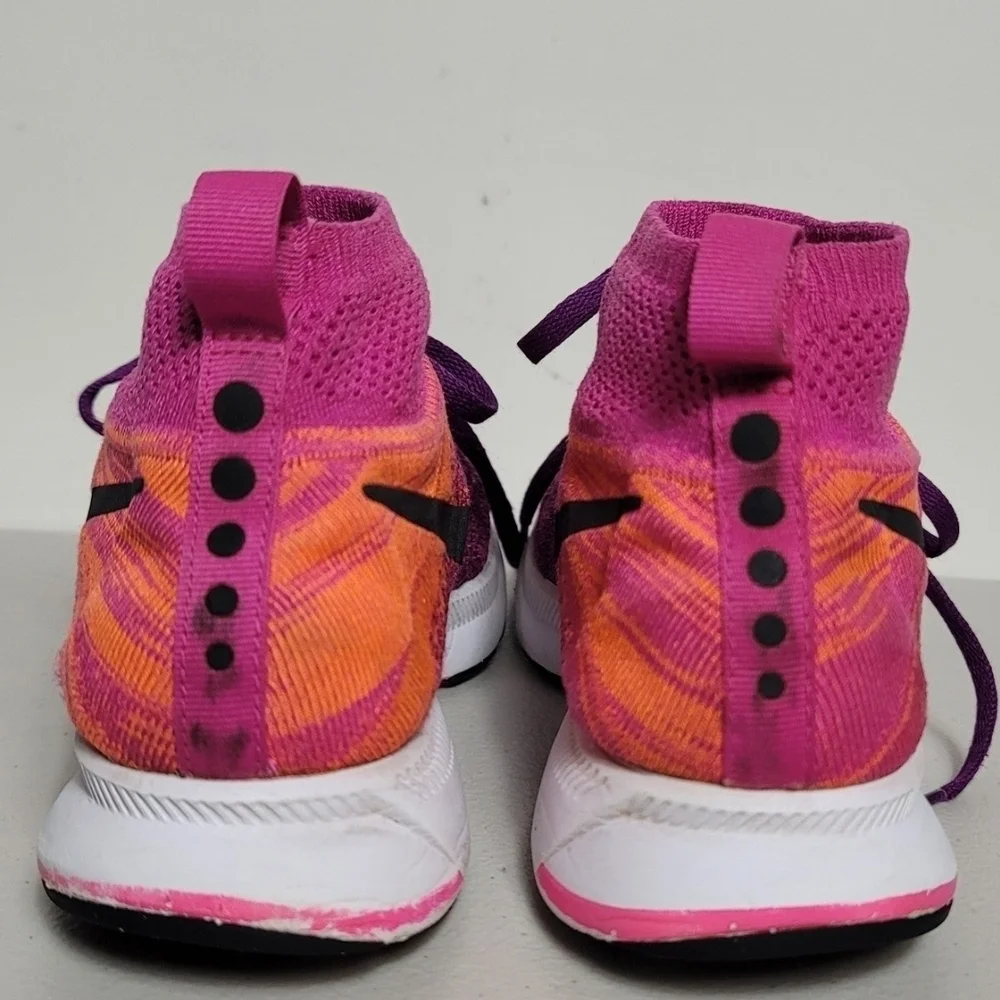 NIKE PEGASUS ALL OUT FLYKNIT MAX GS  YOUTH GIRLS  Sz 4Y  PINK